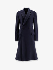 BALENCIAGA:Godet Midi double-breasted wool coat