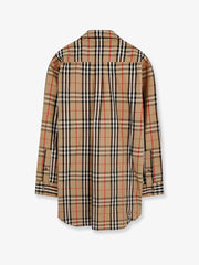 BURBERRY:Cotton shirt with Check print