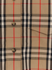 BURBERRY:Cotton shirt with Check print