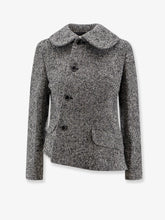 COMME DES GARÇONS PLAY Wool asymmetrical blazer
