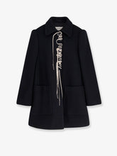 DRIES VAN NOTEN: Rebela wool blend coat