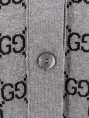 GUCCI :Reversible wool cardigan with GG motif