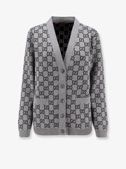 GUCCI :Reversible wool cardigan with GG motif