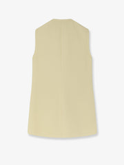 GUCCI Viscose vest with maxi buttons