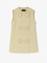 GUCCI Viscose vest with maxi buttons