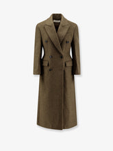 ROHE:Hourglass alpaca blend coat
