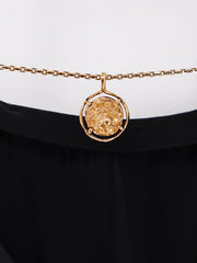 CHLOE':Flounced silk long dress