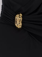 ELISABETTA FRANCHI: Red Carpet stretch viscose long dress