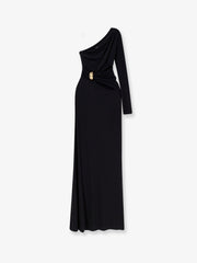 ELISABETTA FRANCHI: Red Carpet stretch viscose long dress