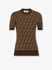FENDI:FF cotton sweater