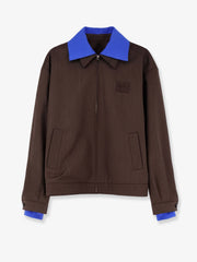 MIU MIU: Virgin wool jacket with Logo detail