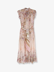 ZIMMERMANN :Rebellion Flutter viscose Dress