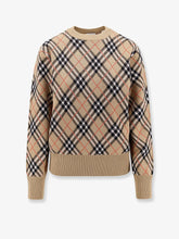 BURBERRY:Wool sweater with Burberry Check motif