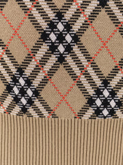 BURBERRY:Wool sweater with Burberry Check motif