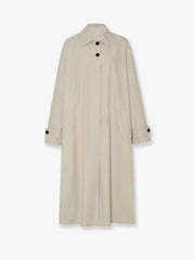 THE ROW: Lolana nylon and cotton waterproof coat