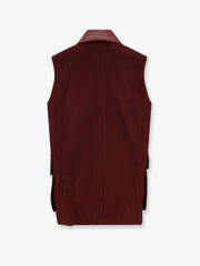 MAX MARA:Aeroso wool, alpaca and cashmere sleeveless coat