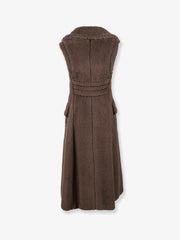 MAX MARA: Boario sleeveless alpaca blend coat