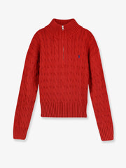 POLO RALPH LAUREN :Cotton sweater with contrasting logo
