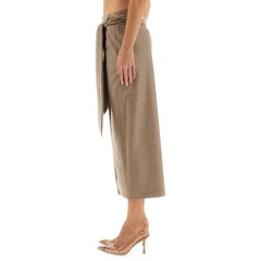 Max Mara:"BINGO" WRAP SKIRT