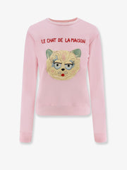 VALENTINO :Le Chat de la Maison cotton sweatshirt