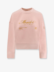 MONCLER:Cotton sweatshirt with Logo patch