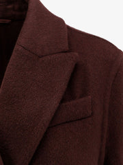 BRUNELLO CUCINELLI:Double-breasted cashmere coat