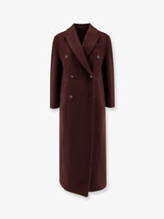 BRUNELLO CUCINELLI:Double-breasted cashmere coat