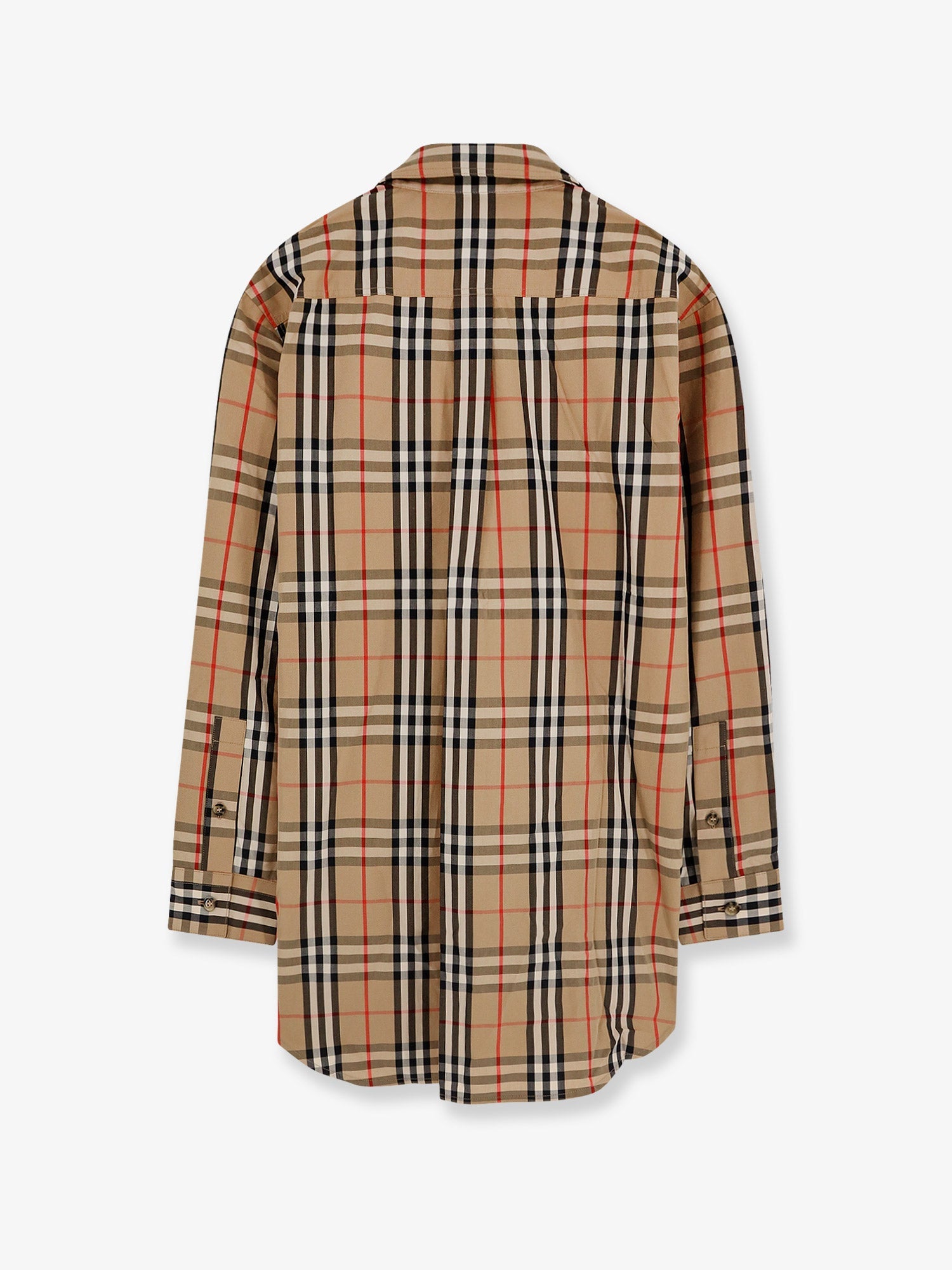 BURBERRY:Cotton shirt with Check print