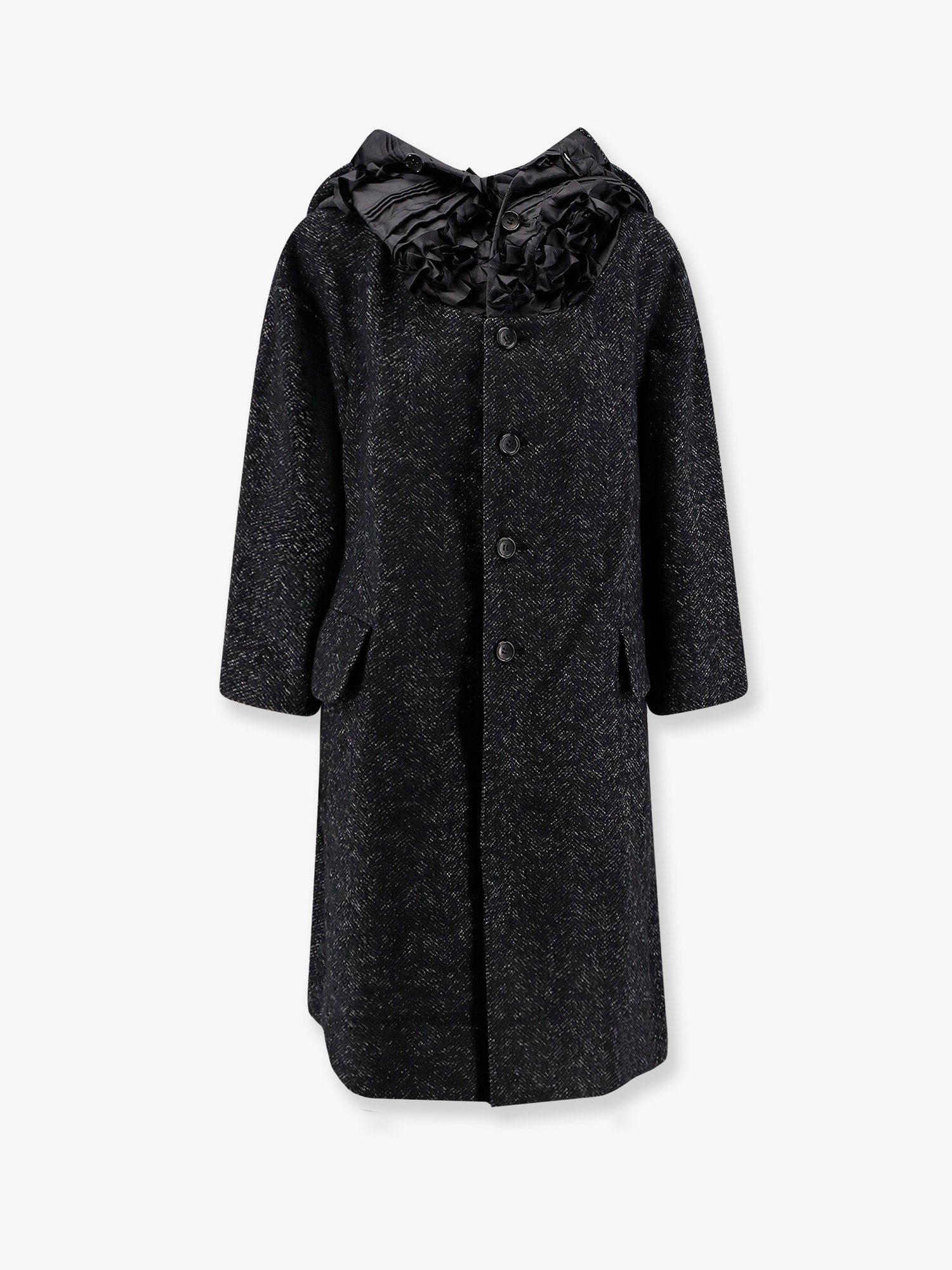 COMME DES GARÇONS PLAY: Wool coat
