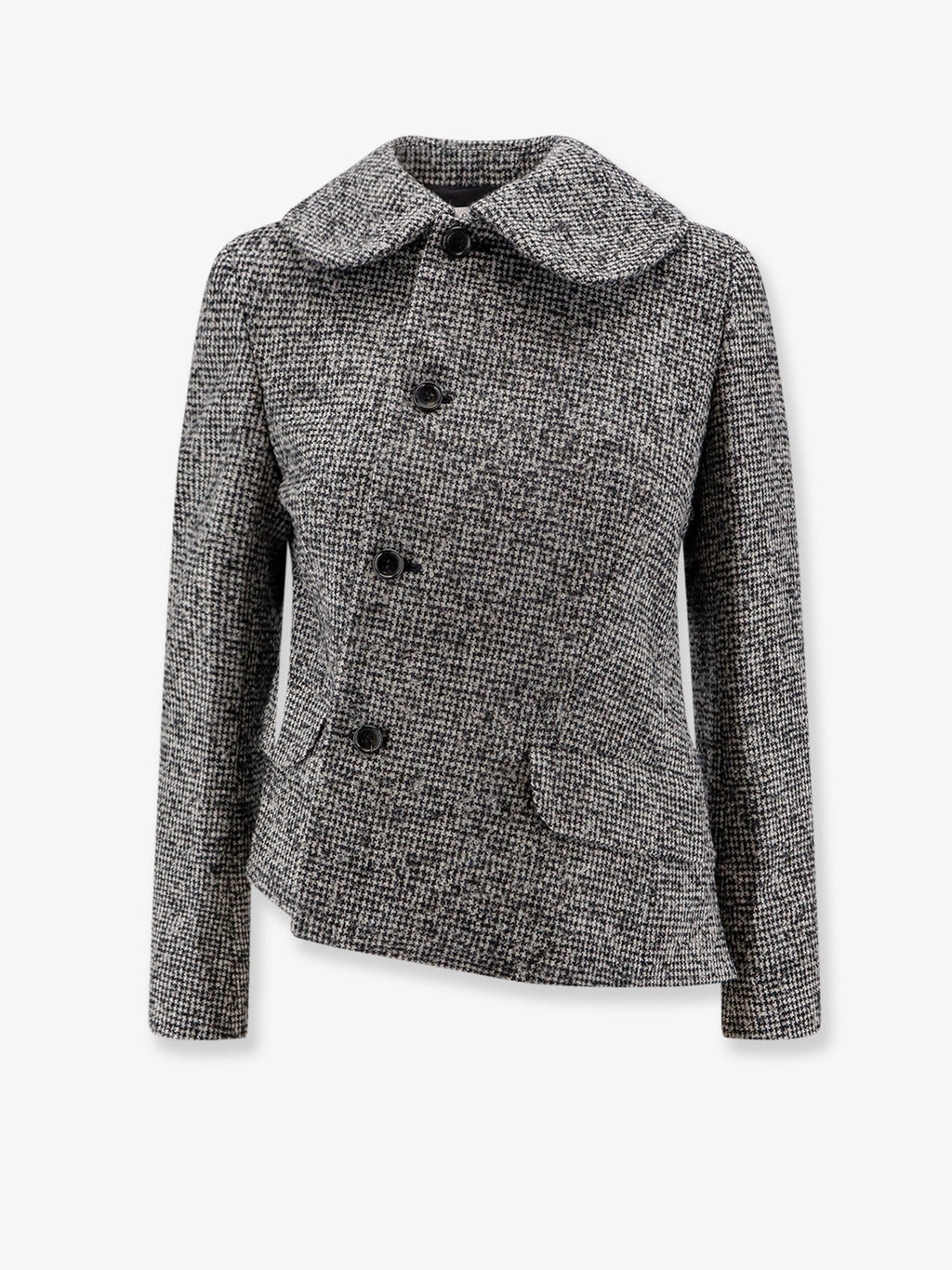 COMME DES GARÇONS PLAY Wool asymmetrical blazer
