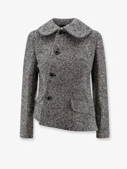 COMME DES GARÇONS PLAY Wool asymmetrical blazer