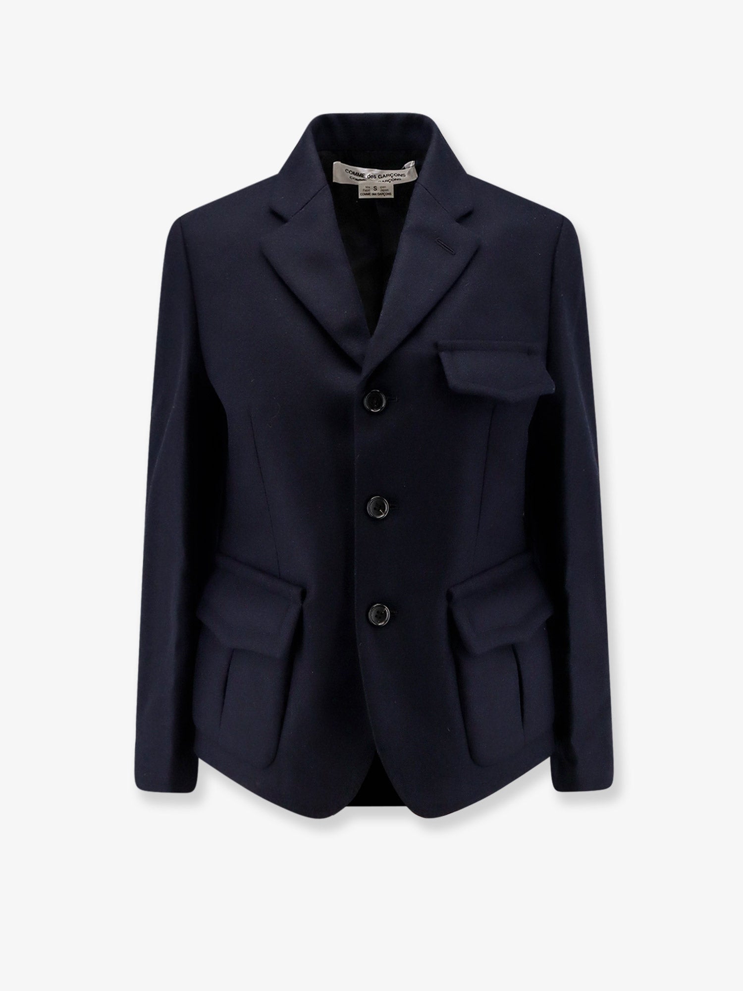 COMME DES GARÇONS PLAY : Wool blend blazer