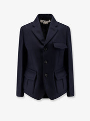 COMME DES GARÇONS PLAY : Wool blend blazer