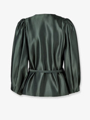 FENDI : Silk duchesse blazer