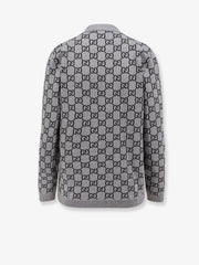 GUCCI :Reversible wool cardigan with GG motif