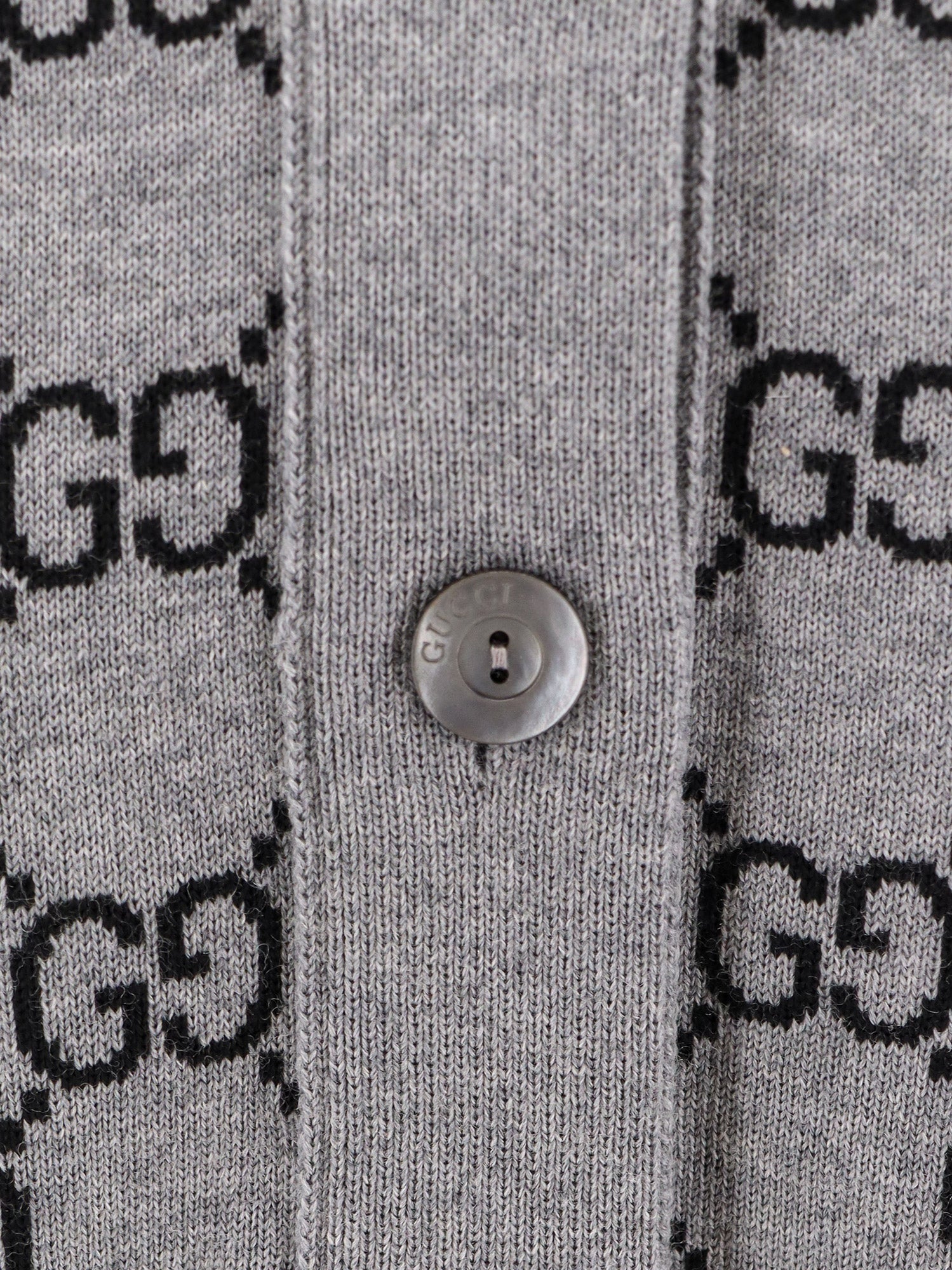 GUCCI :Reversible wool cardigan with GG motif