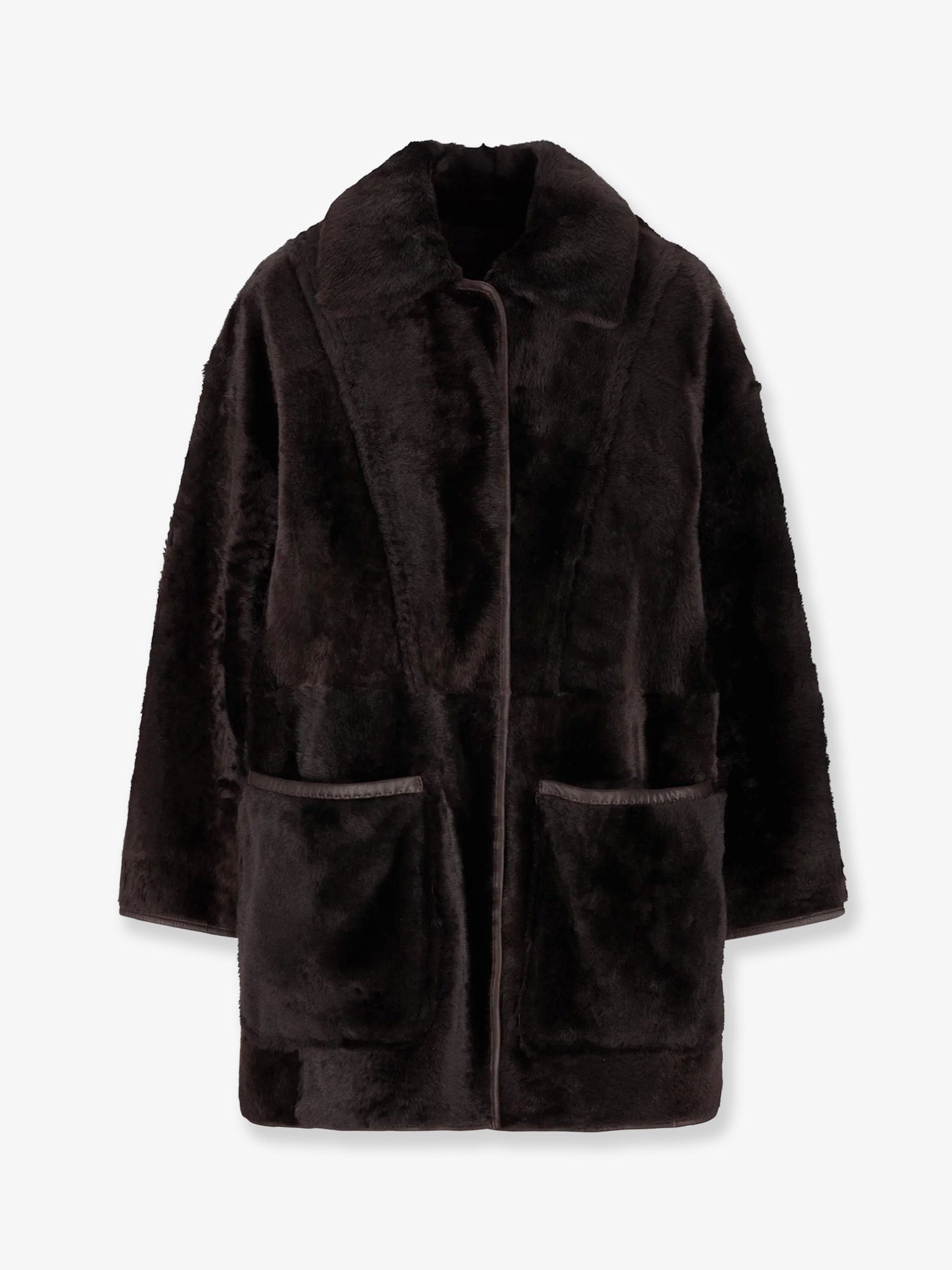 MAX MARA: Pirenei reversible sheepskin coat