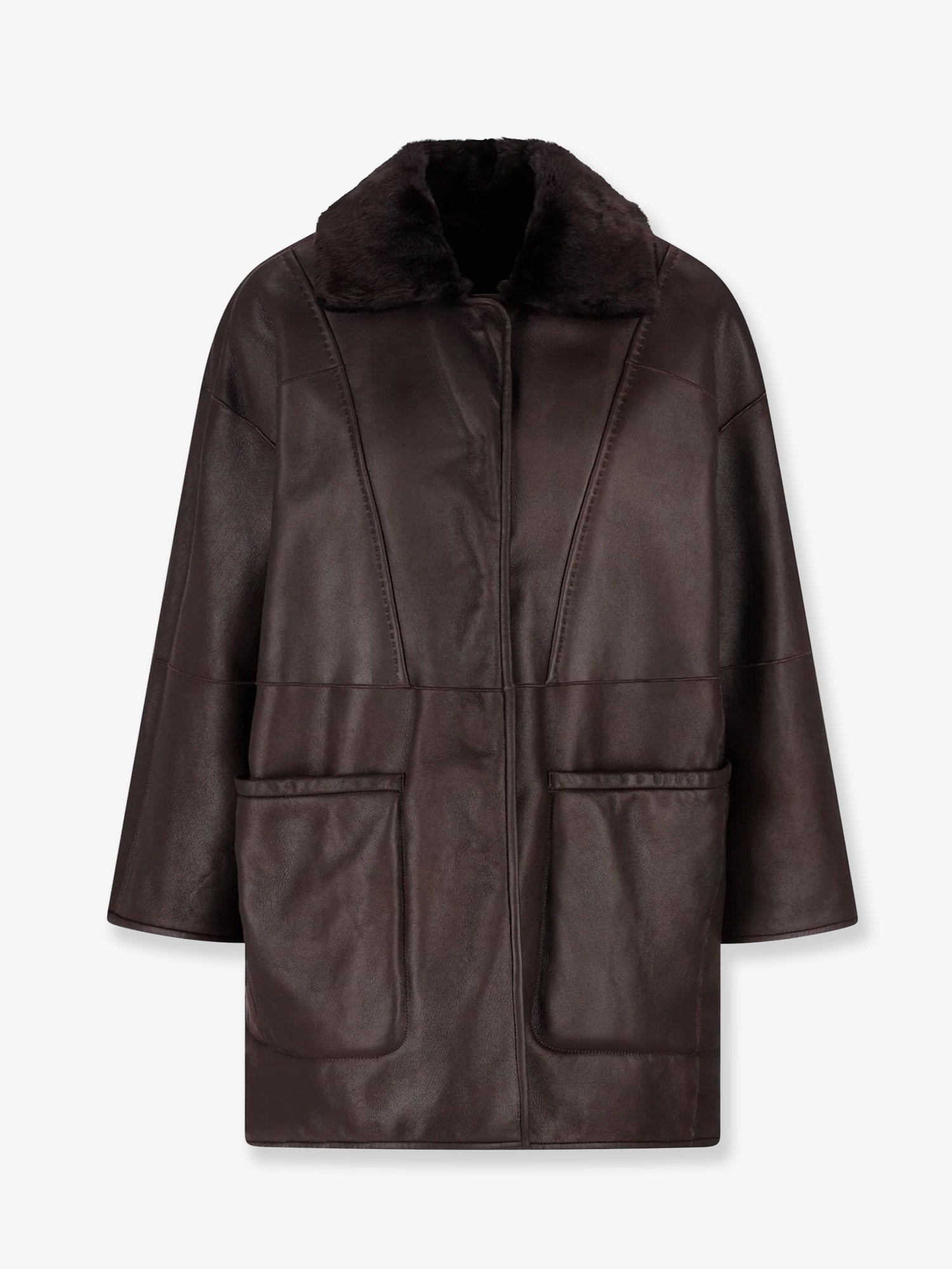 MAX MARA: Pirenei reversible sheepskin coat