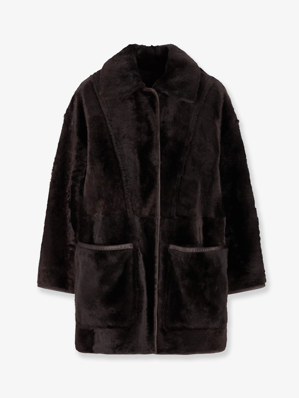 MAX MARA: Pirenei reversible sheepskin coat
