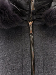 MOORER:Pegaso-Cwr sleeveless wool and cashmere coat