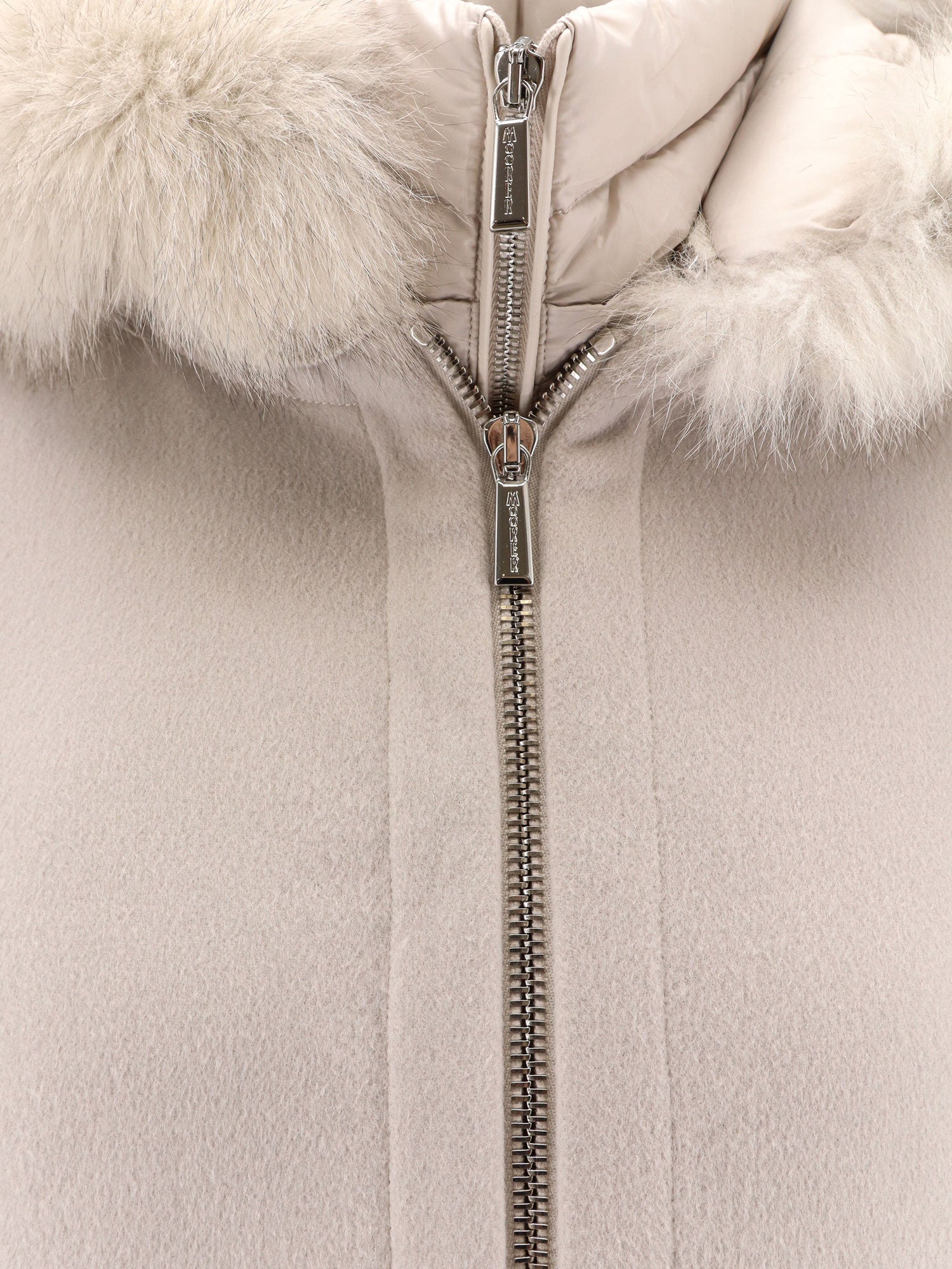 MOORER:Pegaso-Cwr sleeveless wool and cashmere coat