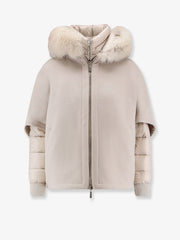 MOORER:Pegaso-Cwr sleeveless wool and cashmere coat