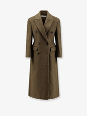 ROHE:Hourglass alpaca blend coat