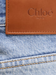 CHLOE':Stone-washed denim jeans