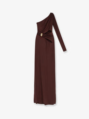 ELISABETTA FRANCHI: Red Carpet stretch viscose long dress