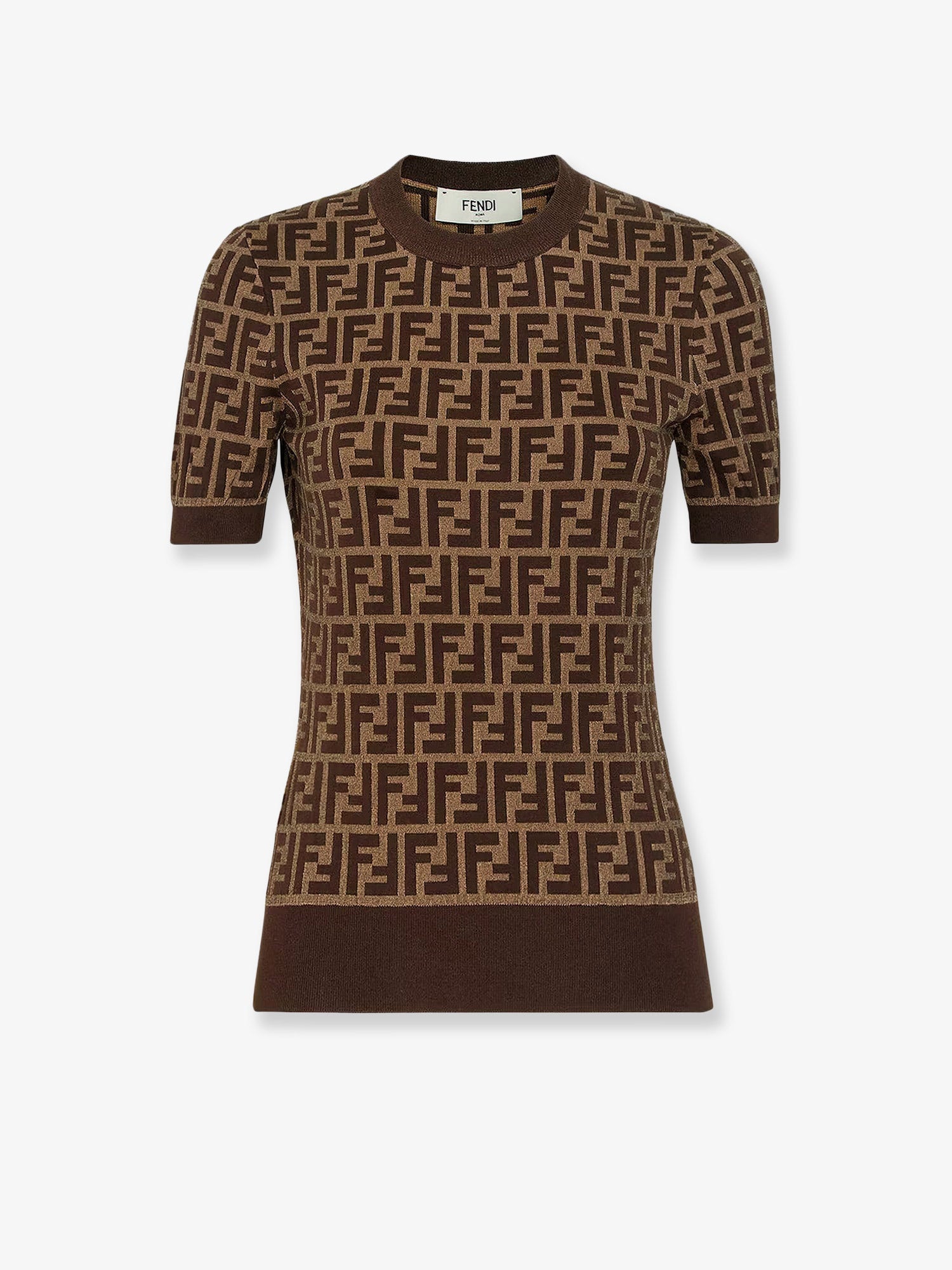 FENDI:FF cotton sweater