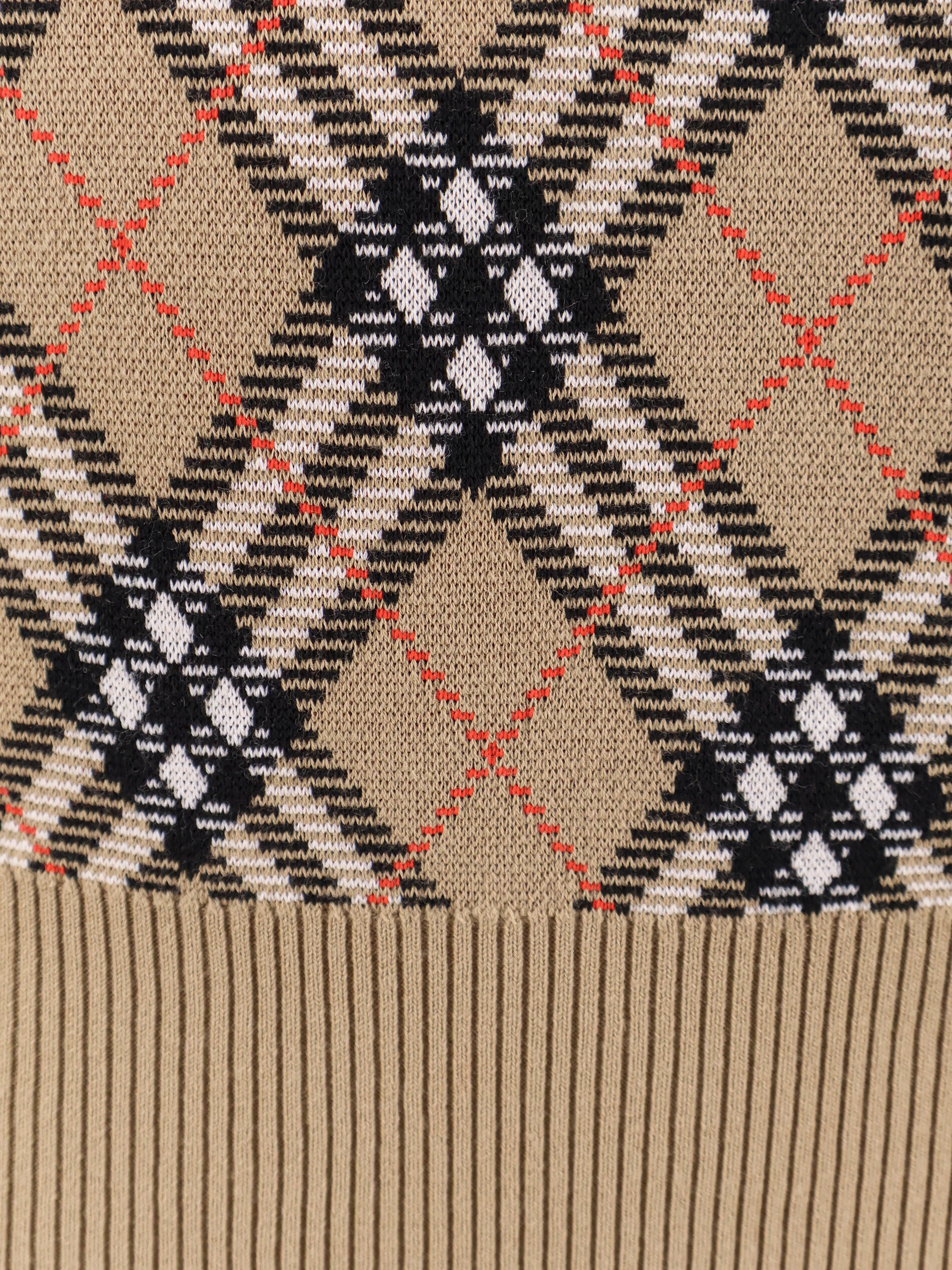 BURBERRY:Wool sweater with Burberry Check motif