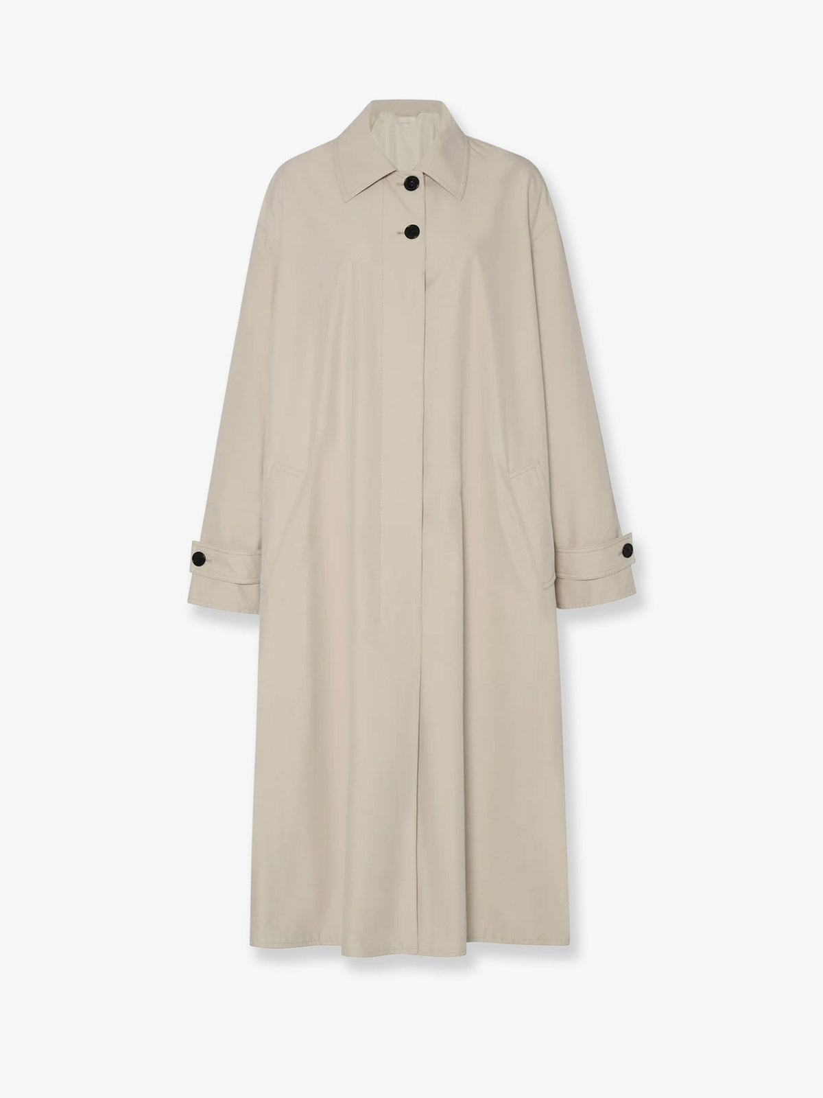 THE ROW: Lolana nylon and cotton waterproof coat