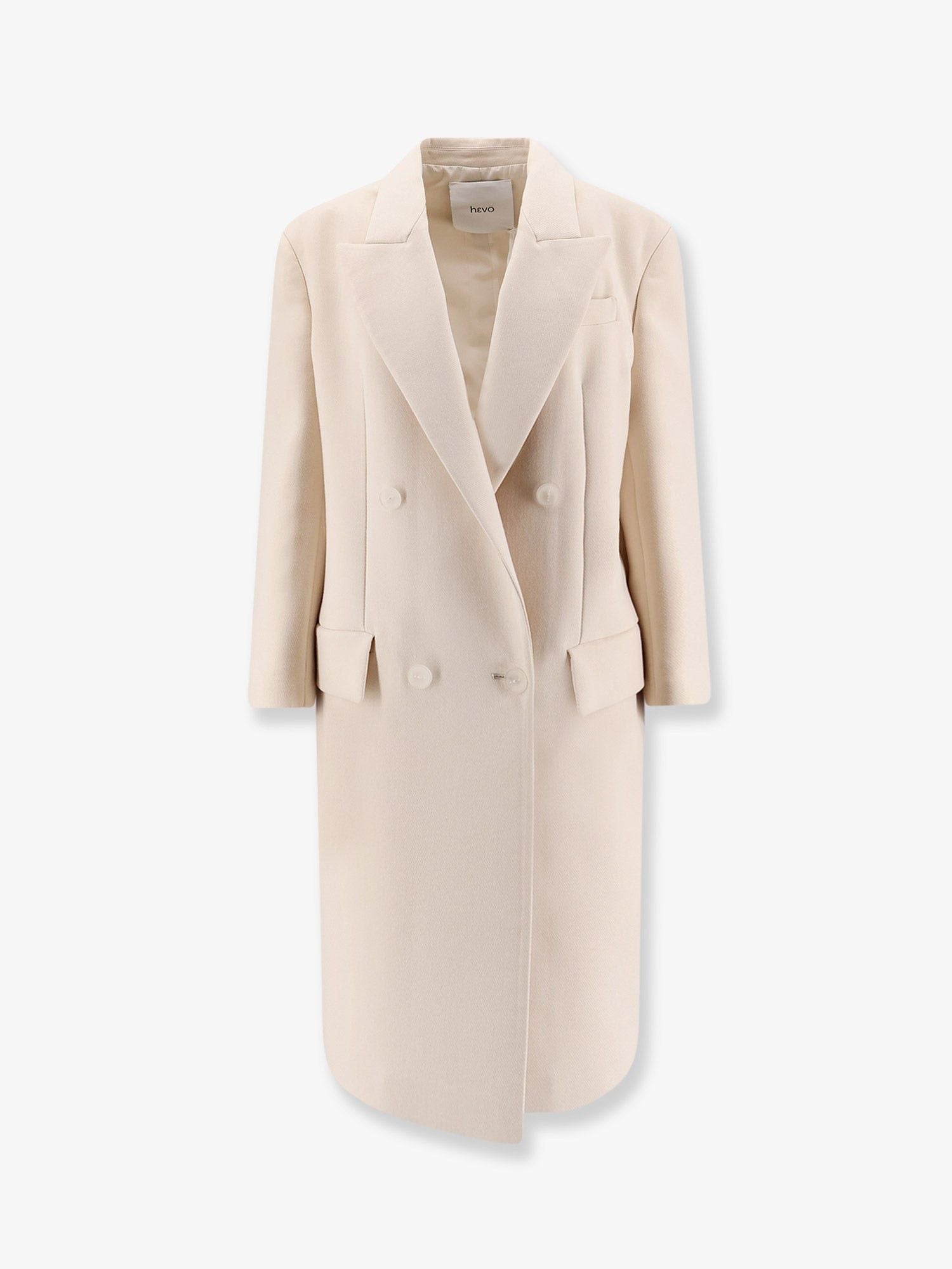 HEVO:Lucugnano double-breasted coat