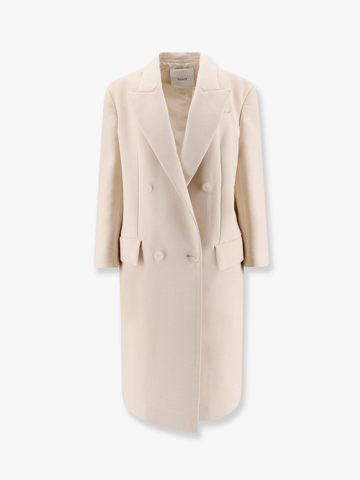 HEVO:Lucugnano double-breasted coat